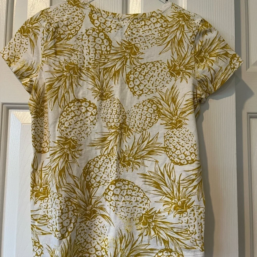 Old Navy Yellow Patterned Softest Tee XL